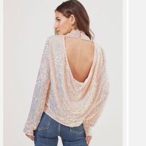 ASTR the label Lia Sequin Top